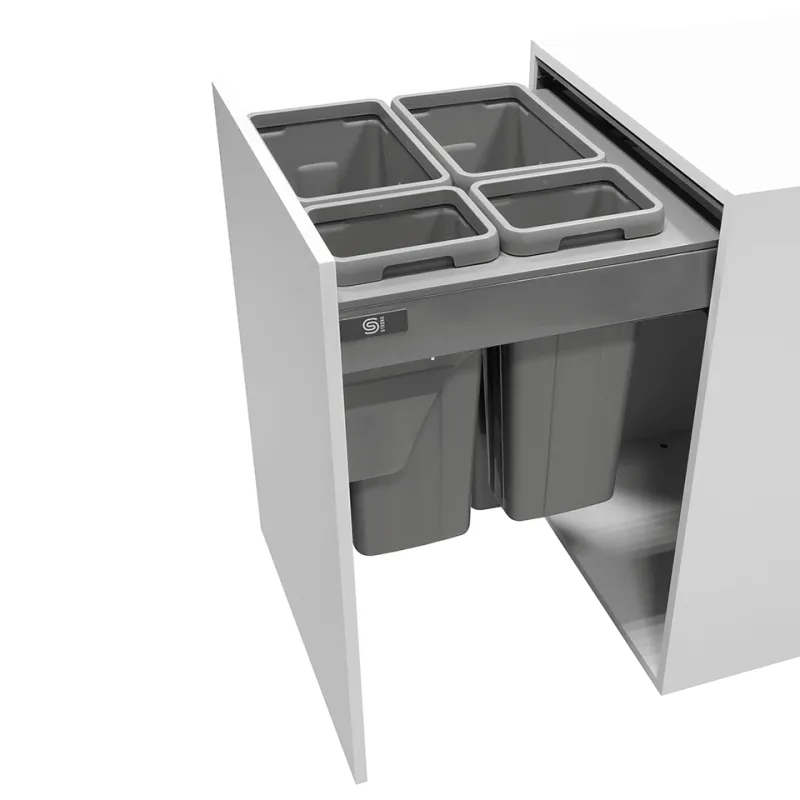 Pattumiera estraibile STRONGBIN 600 - 72L / Grigia
