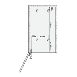 Cestino estraibile LINEA 300 mm - 2x14 L / Grigio