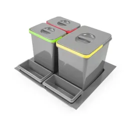 Pattumiera da cassetto EVEREST 600 mm / Grigio