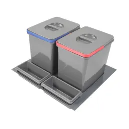 Pattumiera da cassetto EVEREST 600 mm / Grigio