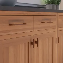 Pomolo SANTO / ottone spazzolato
