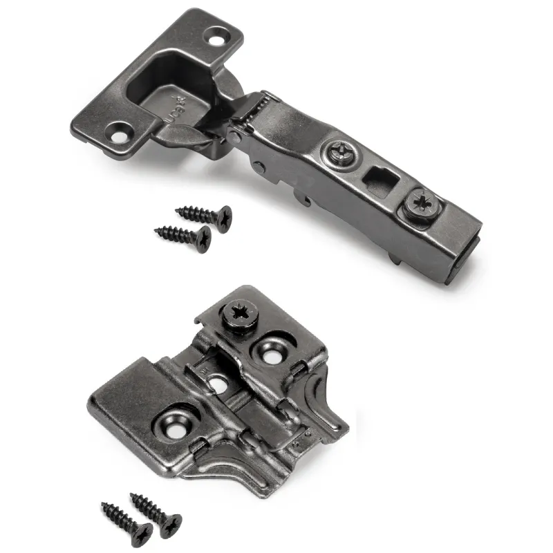 Cerniera a scodellino con ammortizzatore EXLUSIVE X91 con basetta 3D / Titanio