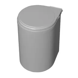Cestino rotondo KLASIK 13L / Grigio