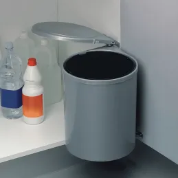 Cestino rotondo KLASIK 13L / Grigio
