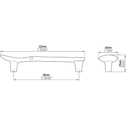 Maniglia SPOON / Rame