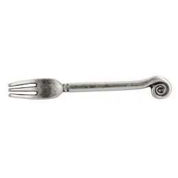 Maniglia FORK / Argento anticato