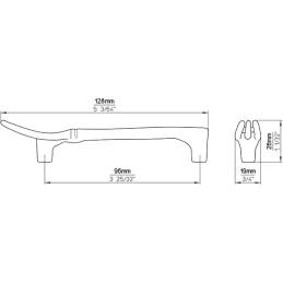 Maniglia FORK / Rame