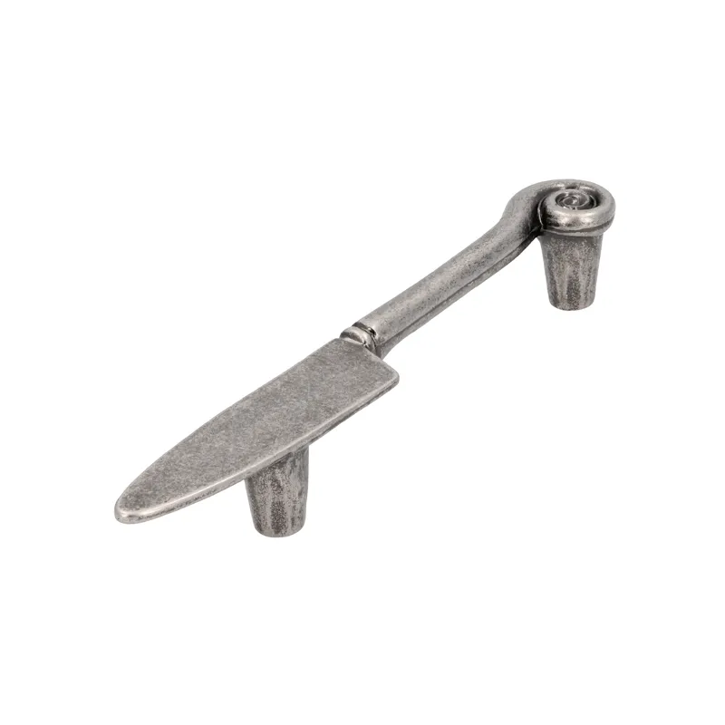 Maniglia KNIFE / Argento anticato