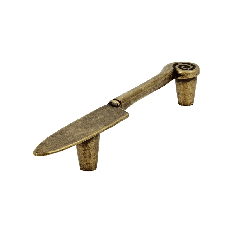 Maniglia KNIFE / Oro anticato