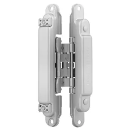 Cerniera a scomparsa per porte senza battuta / Cromo opaco
