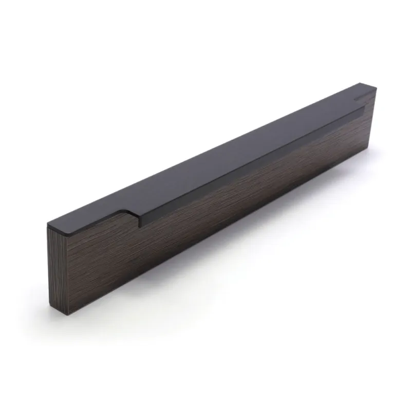 Maniglia per bordo anta MONACO / Acciaio inox nero