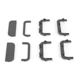 Set di terminali in PVC per profili GOLA - C / Antracite