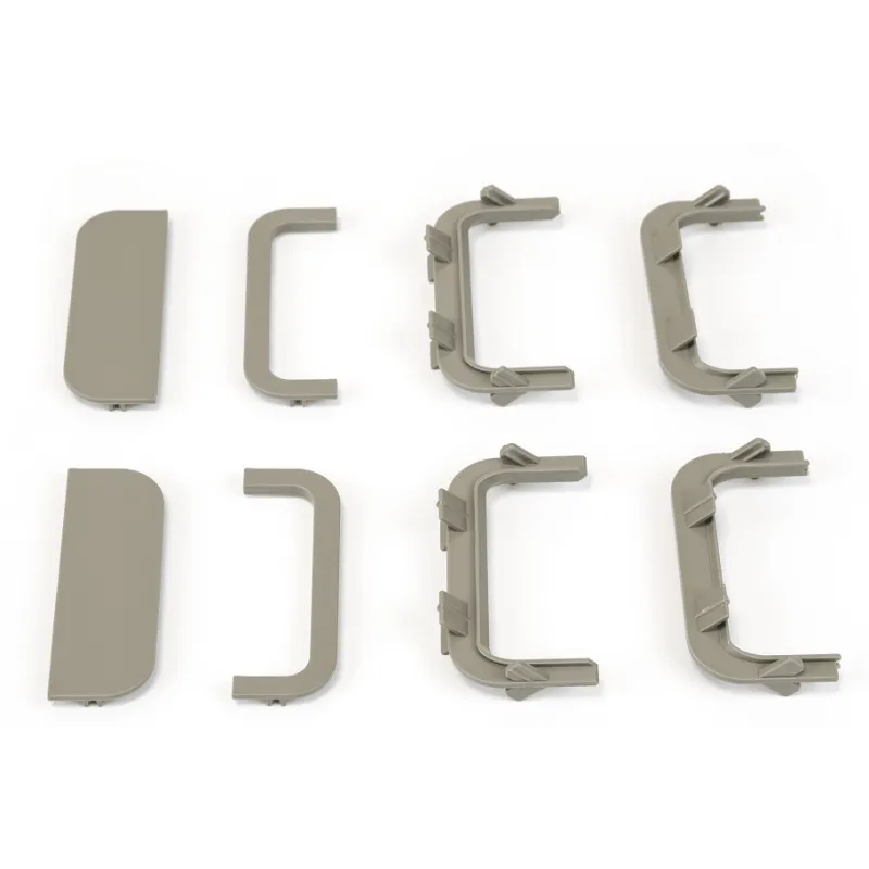 Set di tappi terminali in PVC per profili GOLA - C / Inox