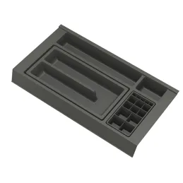 Organizer per cassetto del bagno BEAUTY L - 450 mm / Antracite