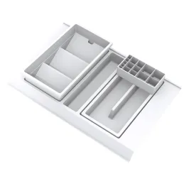 Organizzatore per cassetto del bagno BEAUTY XL - 450 mm / Bianco