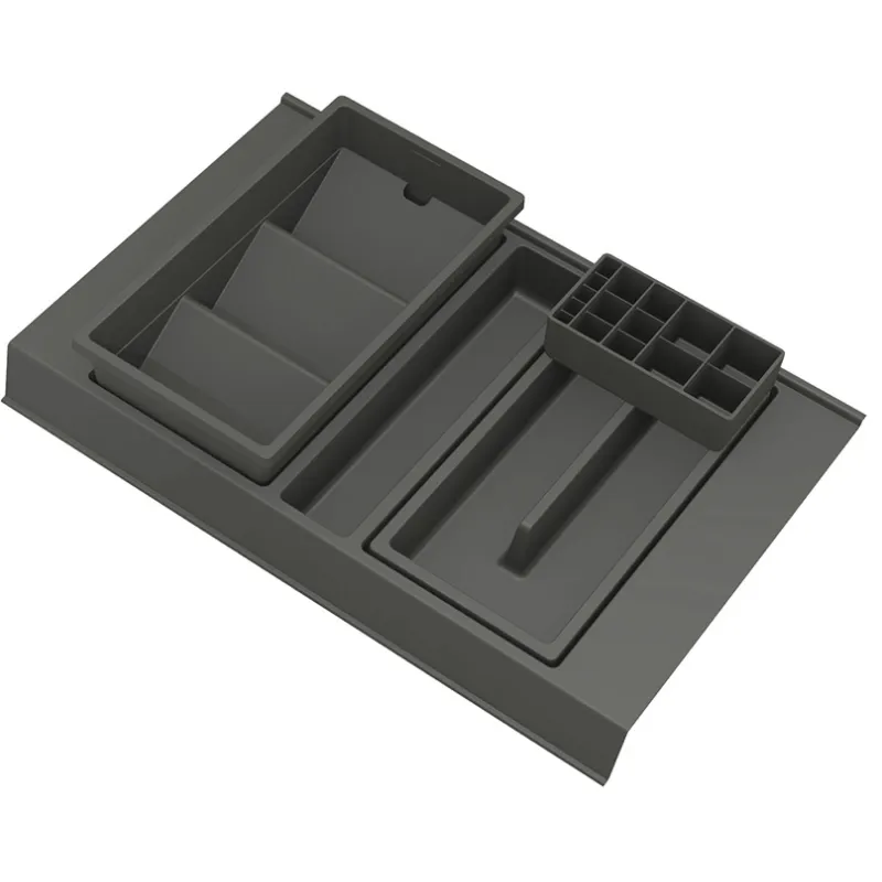 Organizzatore per cassetto del bagno BEAUTY XL - 450 mm / Antracite