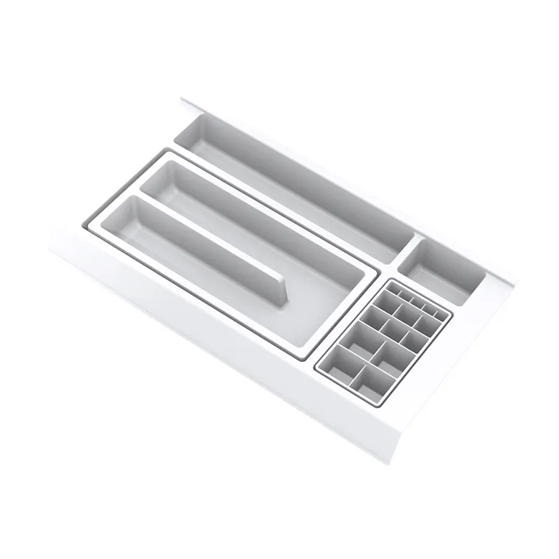 Organizer per cassetto del bagno BEAUTY L - 400 mm / Bianco