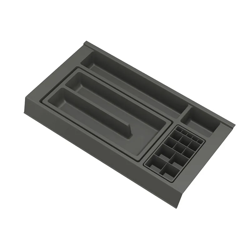 Organizzatore per cassetto del bagno BEAUTY L - 400 mm / Antracite