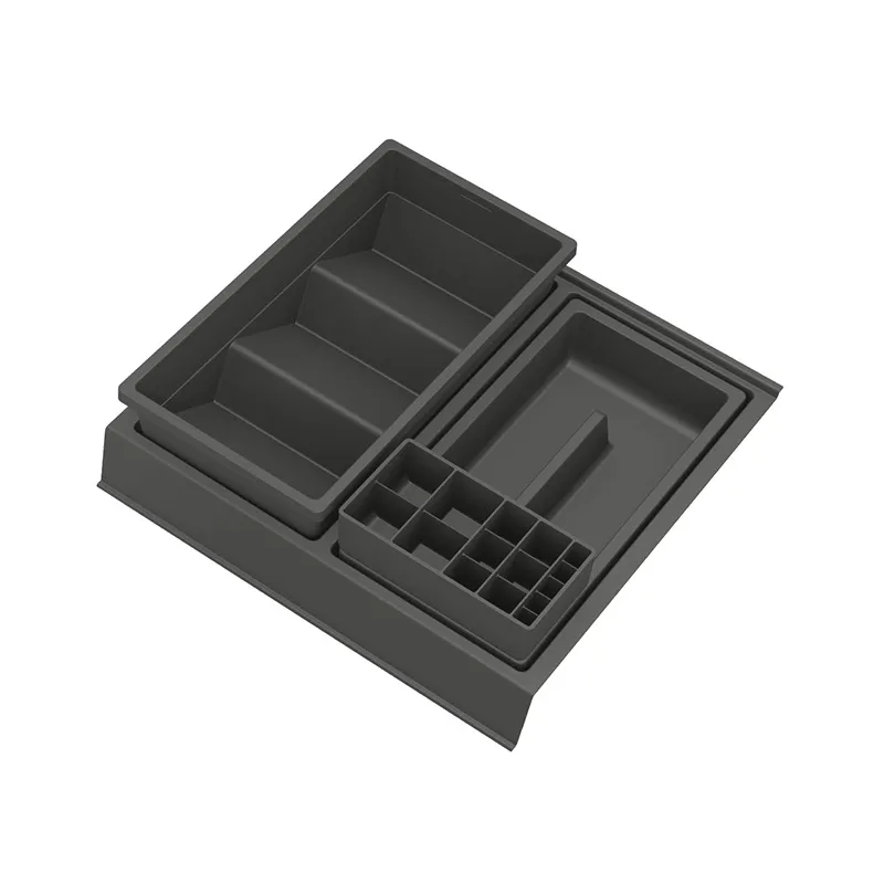 Organizer per cassetto del bagno BEAUTY XL - 350 mm / Antracite