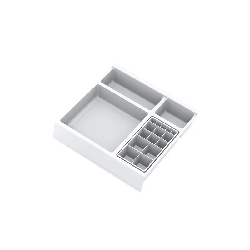 Organizer per cassetto del bagno BEAUTY L - 270 mm / Bianco