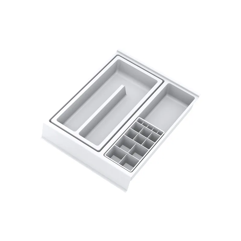 Organizzatore per cassetto del bagno BEAUTY XL - 270 mm / Bianco