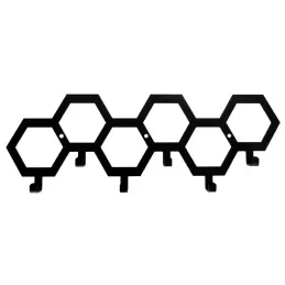 Appendino da parete di design RECTA / Nero opaco