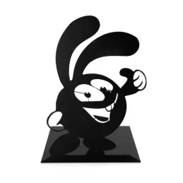 Reggilibri RABBIT / Nero opaco