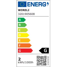 Luce LED sottopensile con sensore YASMINE / Nero opaco