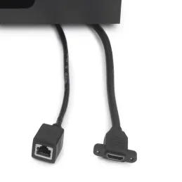 Presa a scomparsa ATOMIA 2x230 V + ricarica 2xUSB A/C + HDMI + RJ45 / Nero