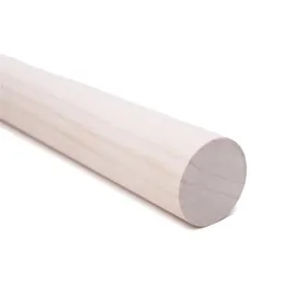 Asta liscia in faggio da 1000 mm