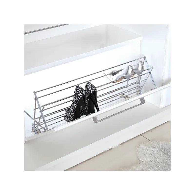 Sistema ribaltabile per scarpe ALTON / Cromo lucido