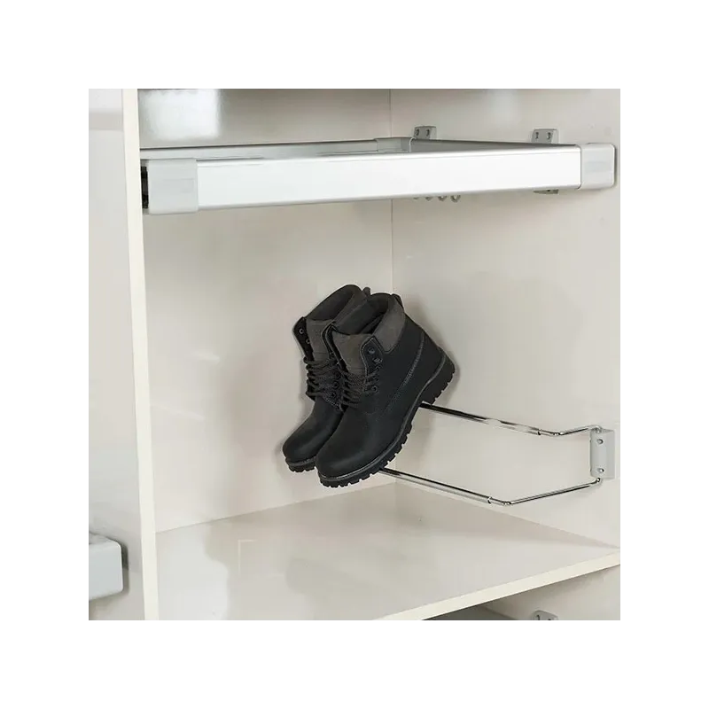 Portascarpe regolabile 420–700 mm / Cromo lucido