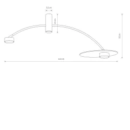 Lampada di design HEFT / Nero – legno verniciato