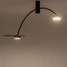 Lampada di design HEFT / Nero – legno verniciato