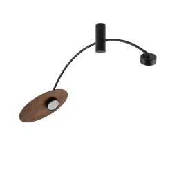 Lampada di design HEFT / Nero – legno verniciato