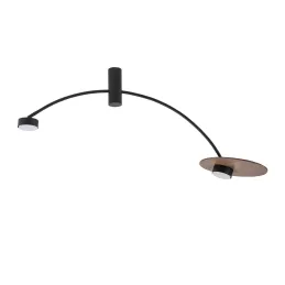 Lampada di design HEFT / Nero – legno verniciato