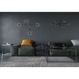 Lampada di design ORBIT III / Nero opaco