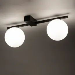 Lampada di design PIK DUO / Nero opaco