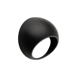 Pomolo a bottone RINGO / Nero opaco