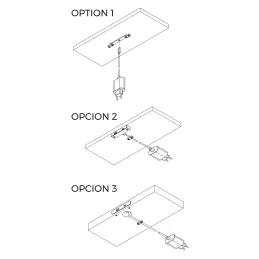 Modulo di ricarica da incasso per mobili LINKY USB A+C / Nero opaco