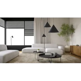 Lampada di design ZENITH S 205 mm / Nero