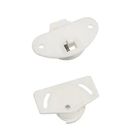 Set per porta scorrevole: guida superiore + rotella inferiore UNIPOS / Bianco