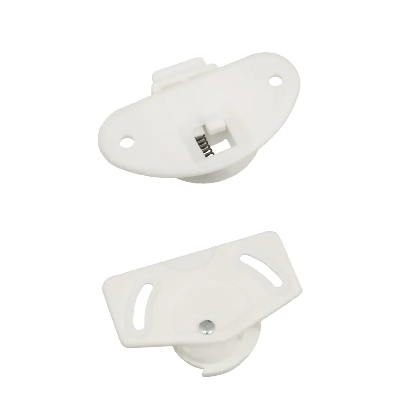 Set per porta scorrevole: guida superiore + rotella inferiore UNIPOS / Bianco
