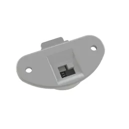Kit per porte scorrevoli, guida superiore + rotella inferiore UNIPOS / Grigio