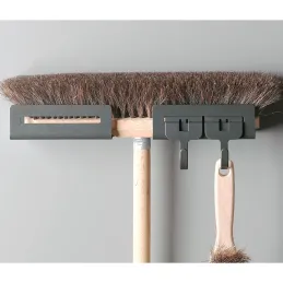 Portascopa di design con ganci / Antracite