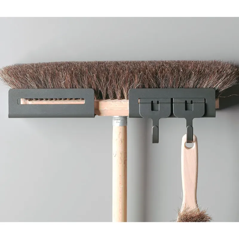 Portascopa di design con ganci / Antracite