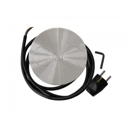 Presa elettrica Twister / Acciaio inox