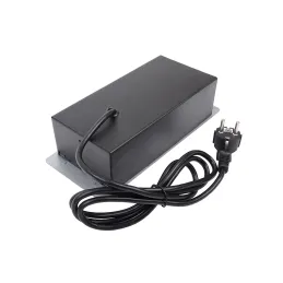 Presa elettrica a scomparsa SCHUKO 3x230V + ricarica USB A/C / Nero opaco