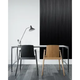 Profilo decorativo a doghe ONDA / Nero
