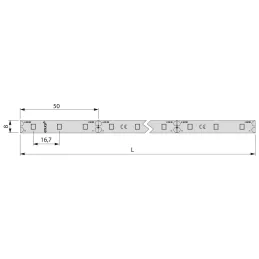 Striscia LED LYNX Basic - 12V - 4,8W - 5m